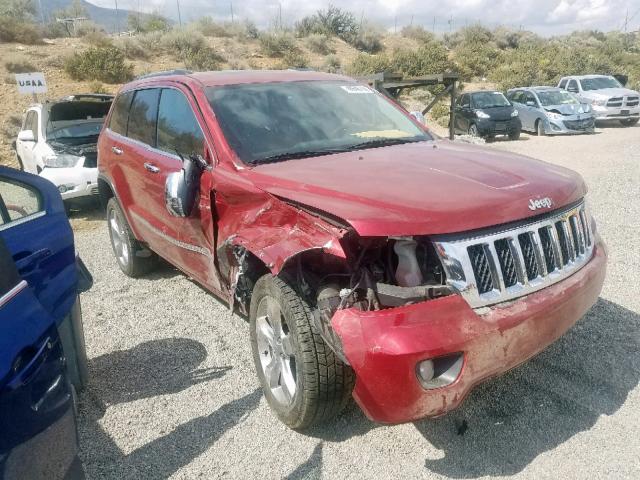 1C4RJFCT5CC297041 - 2012 JEEP GRAND CHER RED photo 1