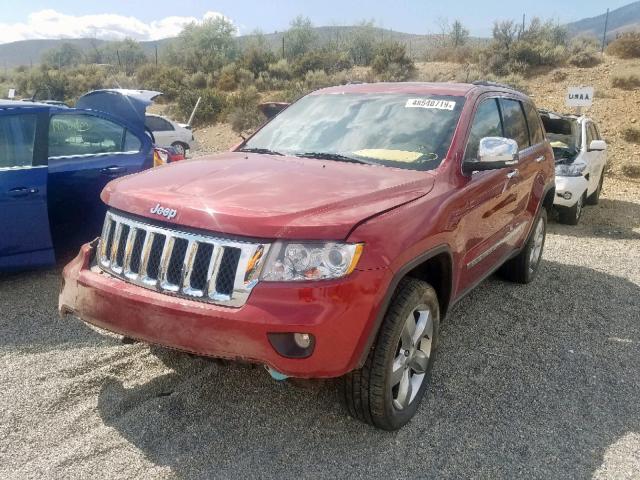 1C4RJFCT5CC297041 - 2012 JEEP GRAND CHER RED photo 2
