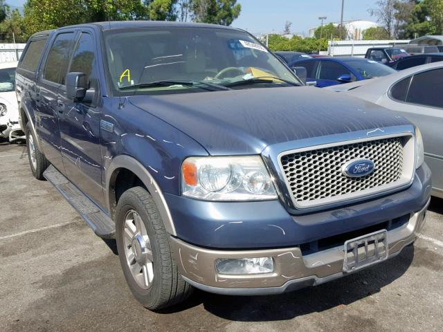 1FTPW12534KB86400 - 2004 FORD F150 2WD BLUE photo 1