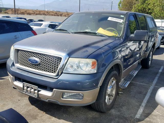 1FTPW12534KB86400 - 2004 FORD F150 2WD BLUE photo 2