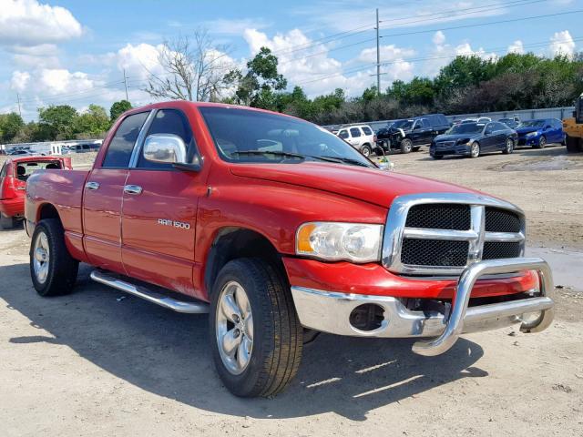 1D7HA18N63S251321 - 2003 DODGE RAM 1500 S RED photo 1