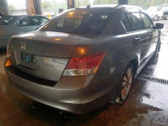 JHMCP26848C054198 - 2008 HONDA ACCORD EXL GRAY photo 4