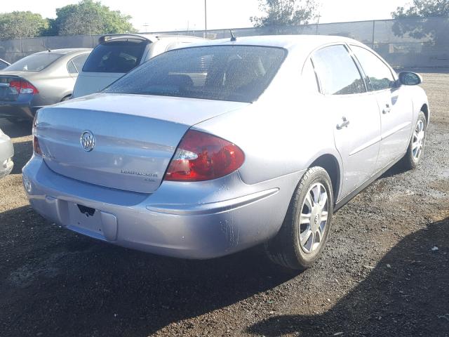 2G4WC582561264781 - 2006 BUICK LACROSSE C BLUE photo 4