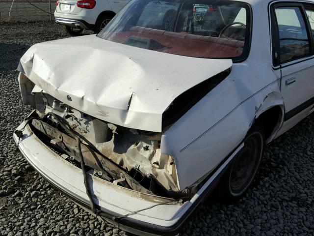 1G3AL54N4N6410965 - 1992 OLDSMOBILE CUTLASS CI თეთრი ფოტო 9