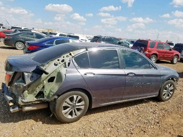 1HGCR2F30FA025341 - 2015 HONDA ACCORD LX GRAY photo 5