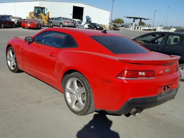 2G1FB1E36F9167743 - 2015 CHEVROLET CAMARO LS RED photo 3