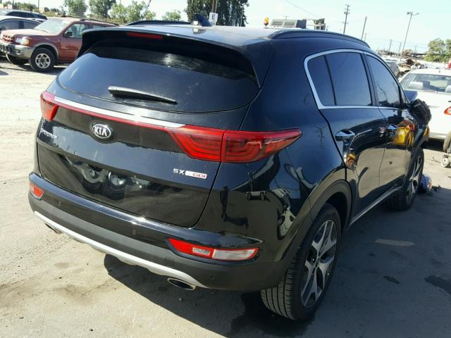 KNDPR3A68J7462663 - 2018 KIA SPORTAGE S BLACK photo 4