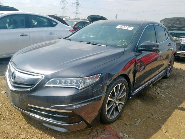 19UUB3F54FA009286 - 2015 ACURA TLX TECH GRAY photo 2