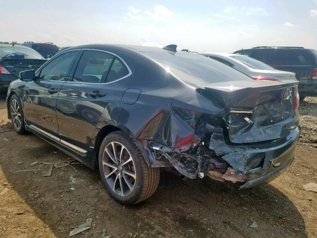 19UUB3F54FA009286 - 2015 ACURA TLX TECH GRAY photo 3