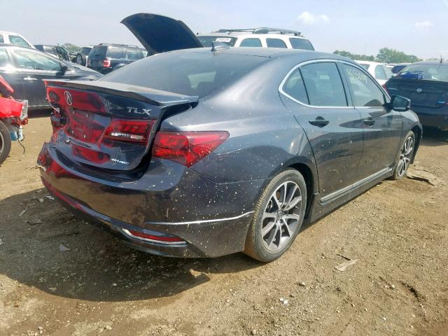 19UUB3F54FA009286 - 2015 ACURA TLX TECH GRAY photo 4