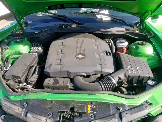 2G1FA1ED5B9137588 - 2011 CHEVROLET CAMARO LS GREEN photo 7