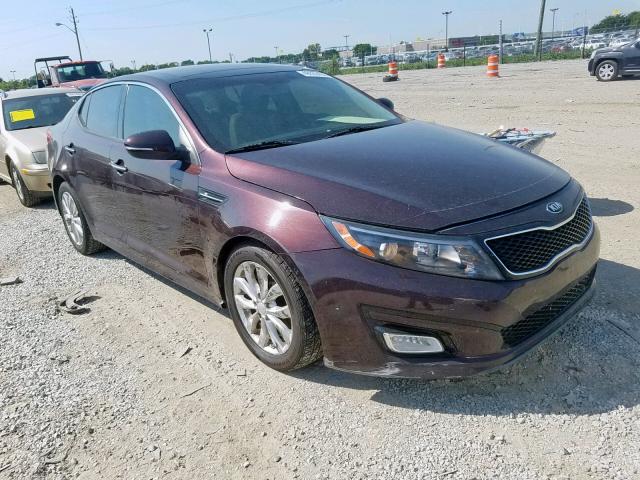 5XXGN4A7XFG401887 - 2015 KIA OPTIMA EX MAROON photo 1