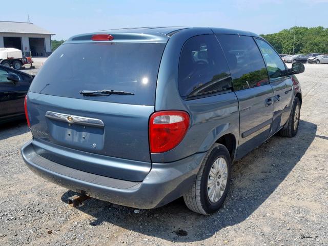 1A4GP45R96B594328 - 2006 CHRYSLER TOWN & COU BLUE photo 4