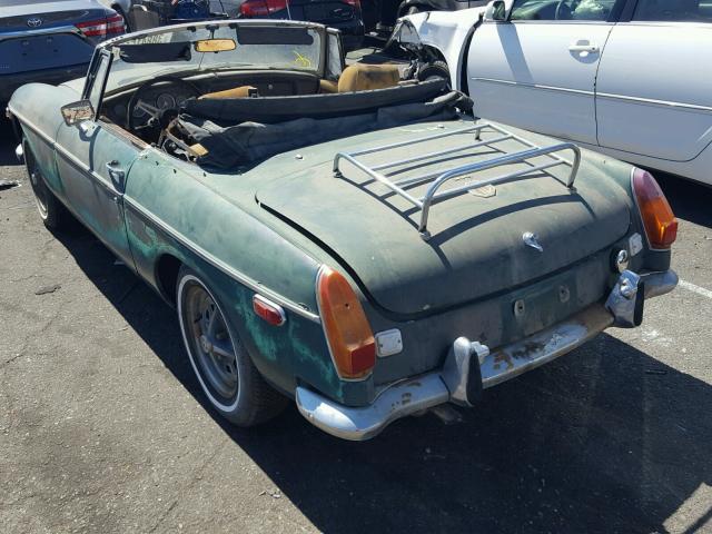 GHN5UD313234G - 1973 MGB ROADSTER GREEN photo 3