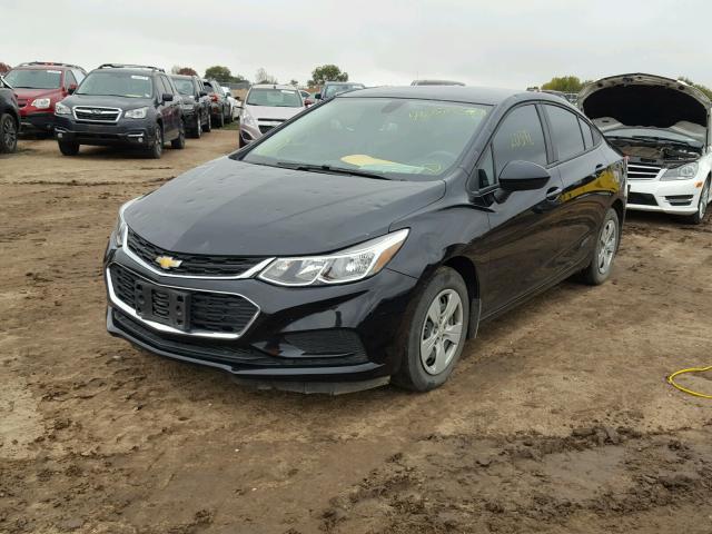 1G1BC5SM0H7169766 - 2017 CHEVROLET CRUZE LS BLACK photo 2