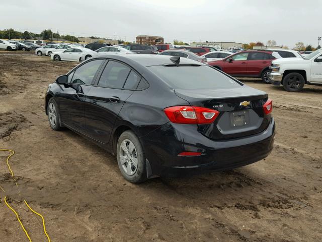 1G1BC5SM0H7169766 - 2017 CHEVROLET CRUZE LS BLACK photo 3