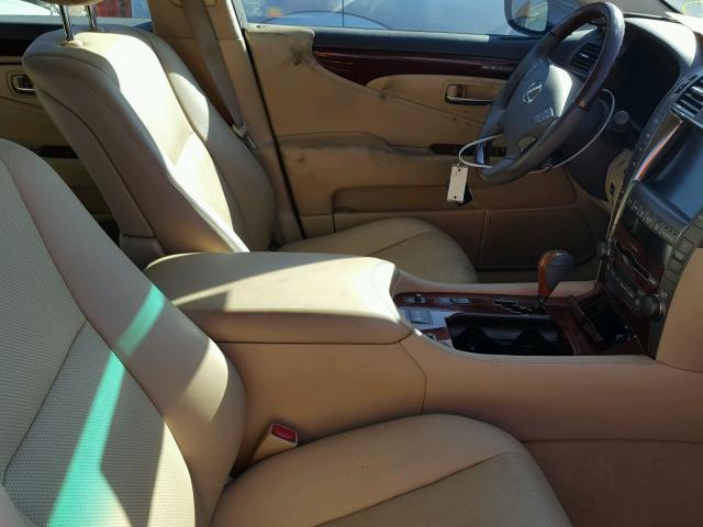 JTHBL46F585060582 - 2008 LEXUS LS 460 BLUE photo 5