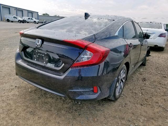 19XFC2F78HE030738 - 2017 HONDA CIVIC EX BLACK photo 4