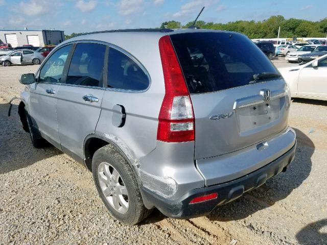 5J6RE48729L021679 - 2009 HONDA CR-V EXL SILVER photo 3