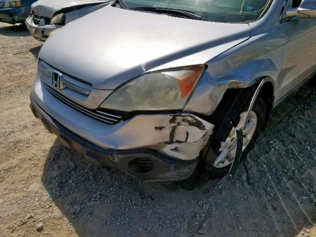 5J6RE48729L021679 - 2009 HONDA CR-V EXL SILVER photo 9