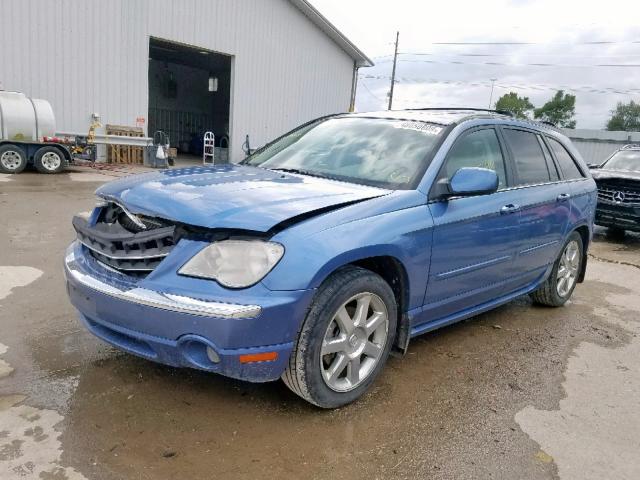 2A8GM78X87R208097 - 2007 CHRYSLER PACIFICA L BLUE photo 2