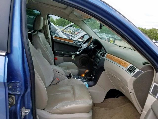 2A8GM78X87R208097 - 2007 CHRYSLER PACIFICA L BLUE photo 5