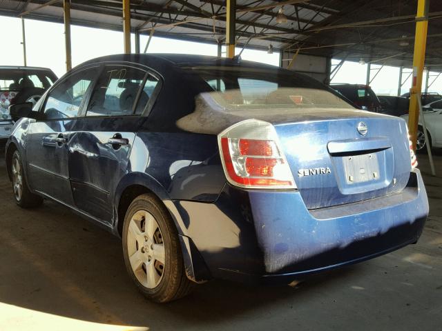 3N1AB61E48L657378 - 2008 NISSAN SENTRA 2.0 BLUE photo 3