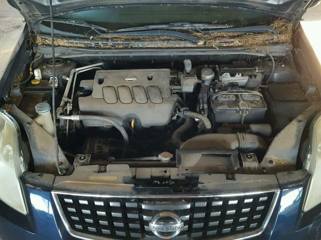 3N1AB61E48L657378 - 2008 NISSAN SENTRA 2.0 BLUE photo 7