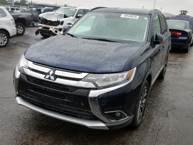 JA4AZ3A34GZ061940 - 2016 MITSUBISHI OUTLANDER BLUE photo 2