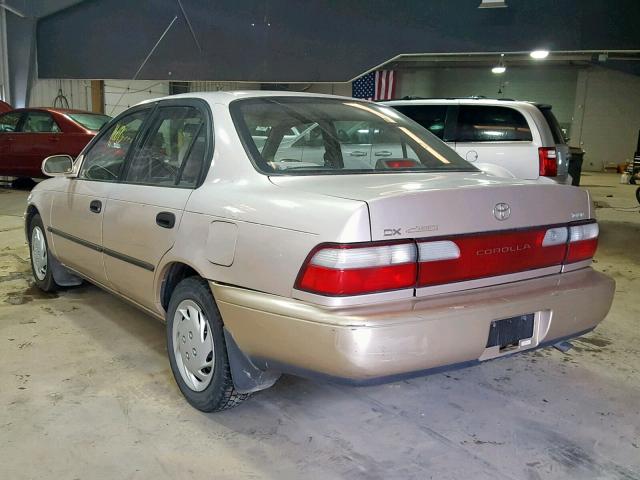 2T1BB02E0VC204130 - 1997 TOYOTA COROLLA DX GOLD photo 3