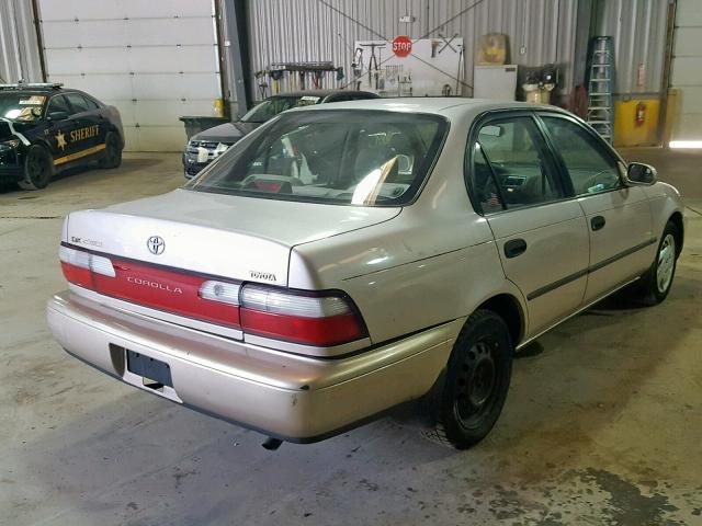 2T1BB02E0VC204130 - 1997 TOYOTA COROLLA DX GOLD photo 4