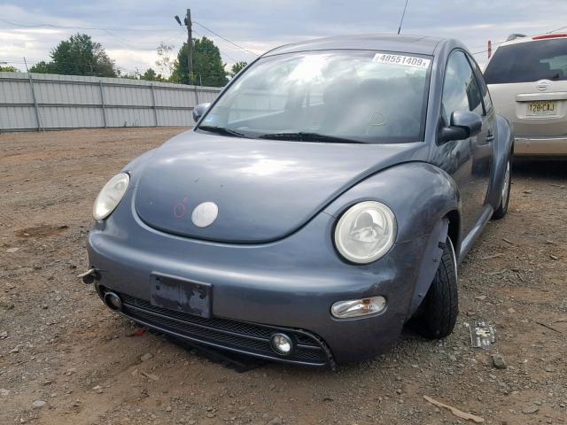 3VWCK21C13M434891 - 2003 VOLKSWAGEN NEW BEETLE ვერცხლისფერი ფოტო 2