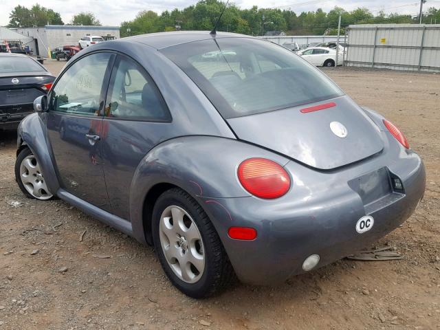 3VWCK21C13M434891 - 2003 VOLKSWAGEN NEW BEETLE ვერცხლისფერი ფოტო 3