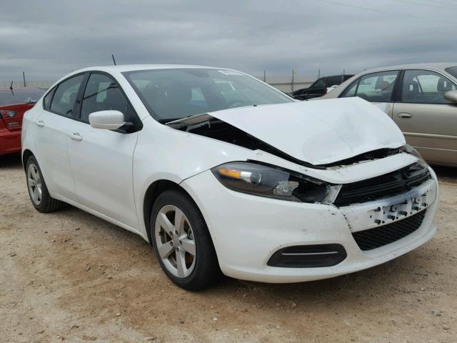 1C3CDFBB9GD667594 - 2016 DODGE DART SXT WHITE photo 1