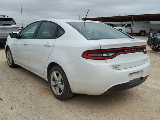 1C3CDFBB9GD667594 - 2016 DODGE DART SXT WHITE photo 3