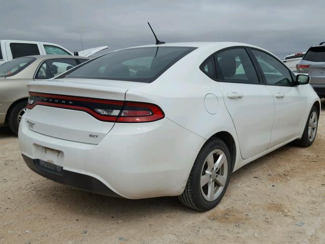 1C3CDFBB9GD667594 - 2016 DODGE DART SXT WHITE photo 4