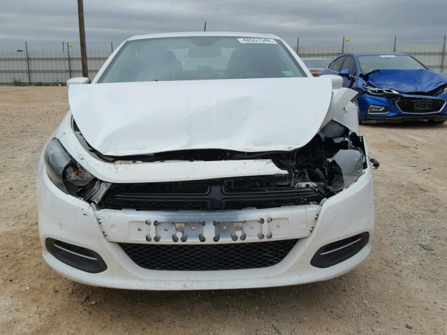 1C3CDFBB9GD667594 - 2016 DODGE DART SXT WHITE photo 9