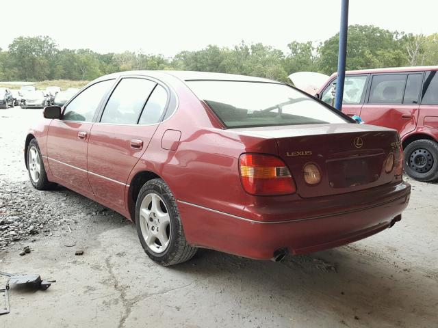 JT8BD68S8Y0091065 - 2000 LEXUS GS 300 RED photo 3