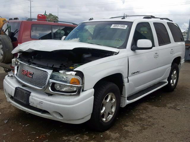 1GKEK63U33J322457 - 2003 GMC YUKON DENA WHITE photo 2