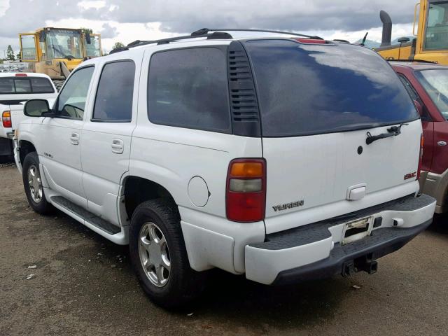 1GKEK63U33J322457 - 2003 GMC YUKON DENA WHITE photo 3