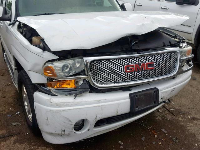 1GKEK63U33J322457 - 2003 GMC YUKON DENA WHITE photo 9