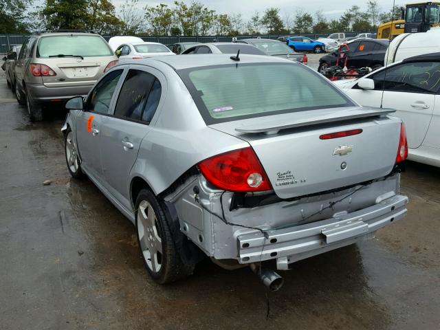 1G1AT58HX97175713 - 2009 CHEVROLET COBALT LT SILVER photo 3