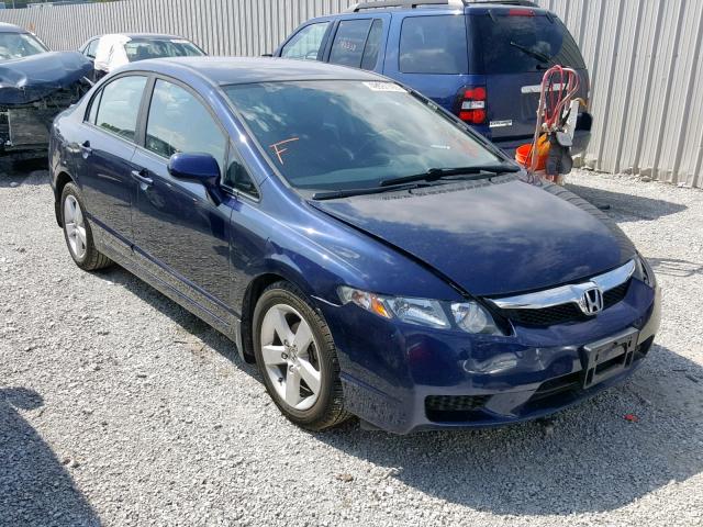 19XFA1F62AE059231 - 2010 HONDA CIVIC LX-S Կապույտ լուսանկար 1