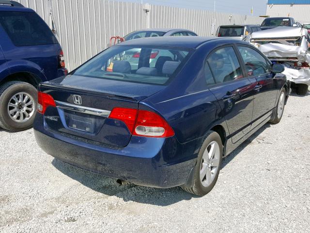 19XFA1F62AE059231 - 2010 HONDA CIVIC LX-S Կապույտ լուսանկար 4