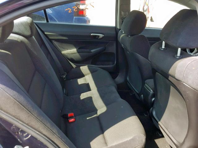 19XFA1F62AE059231 - 2010 HONDA CIVIC LX-S Կապույտ լուսանկար 6