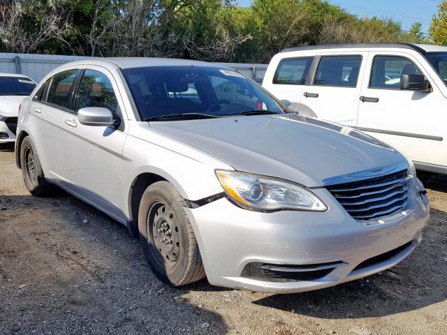 1C3CCBAB6CN152747 - 2012 CHRYSLER 200 LX SILVER photo 1