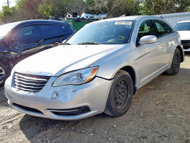 1C3CCBAB6CN152747 - 2012 CHRYSLER 200 LX SILVER photo 2