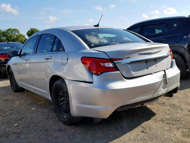 1C3CCBAB6CN152747 - 2012 CHRYSLER 200 LX SILVER photo 3