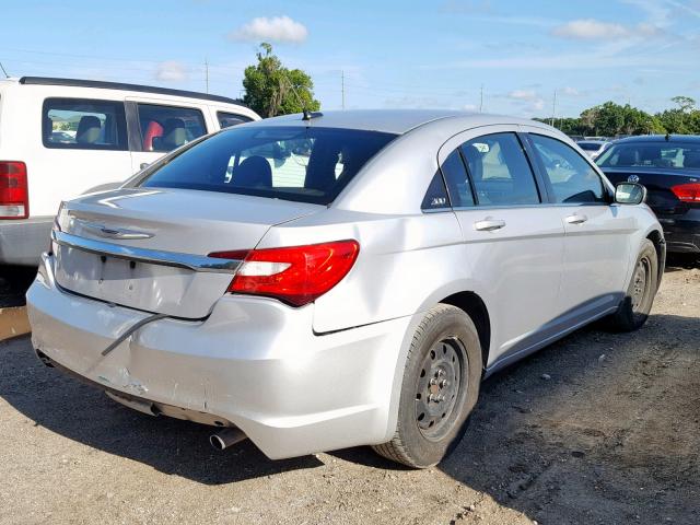 1C3CCBAB6CN152747 - 2012 CHRYSLER 200 LX SILVER photo 4