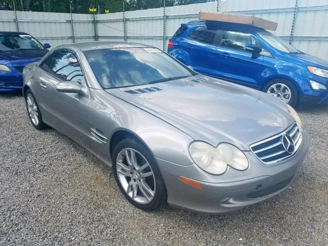 WDBSK75F24F077267 - 2004 MERCEDES-BENZ SL 500 SILVER photo 1